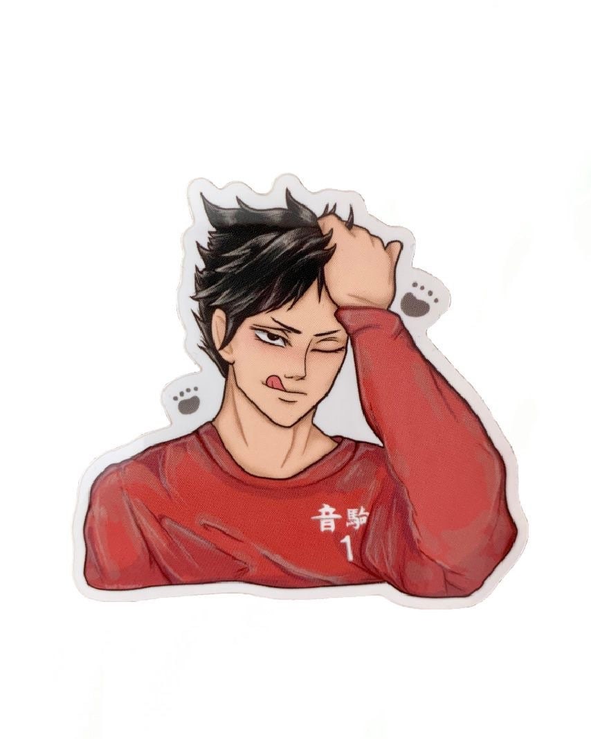 Kuroo Tetsurou Nekoma Kenma Kozume Sticker Small Haikyuu