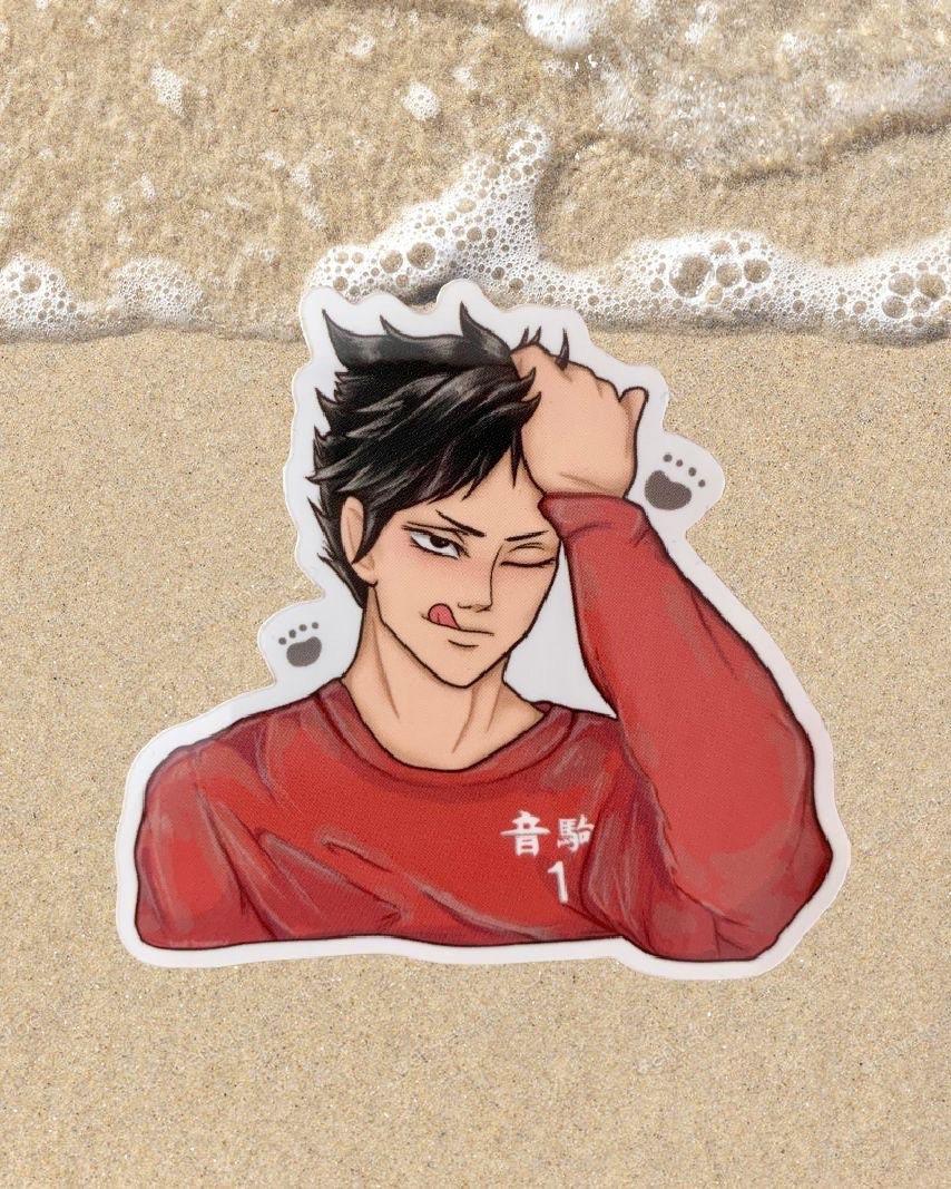 Kuroo Tetsurou Nekoma Kenma Kozume Sticker Small Haikyuu