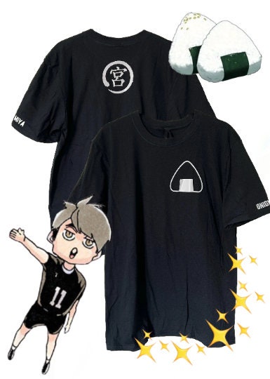 Onigiri Miya Osamu MSBY Sakusa Kiyoomi Atsumu Miya Hinata Shoyou tshirt short sleeve Meian shugo akaashi keiji