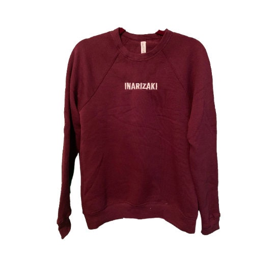 Inarizaki Osamu Atsumu Suna Rintarou Crew neck Sweatshirt Embroidered Crewneck