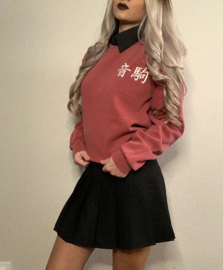 Kenma Kozume Kuroo Tetsurou Nekoma Crew neck Sweatshirt Embroidered Lev Haiba Crewneck
