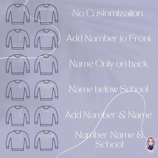 Ushijima Wakatoshi Tendou Shiratorizawa Crew neck Sweatshirt Embroidered Semi Eita Crewneck