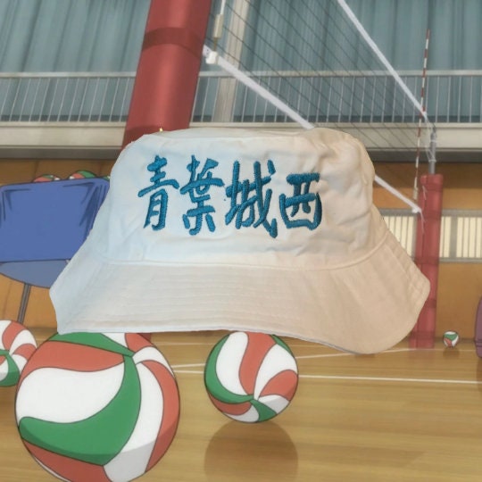 Seijoh Kanji Bucket Hat Oikawa Tooru Iwaizumi Hajime Aoba Johsai