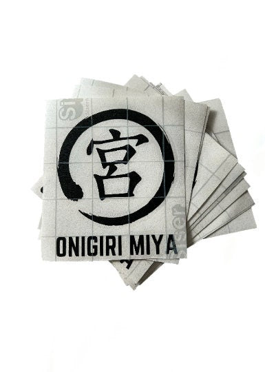 Onigiri Miya Stickers Osamu Akaashi Keiji Meian Shugo Atsumu Hinata Vinyl Sticker
