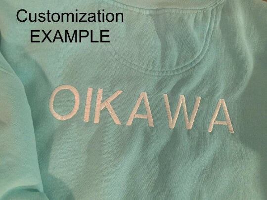 Oikawa Tooru Aoba Johsai Seijoh Iwaizumi Hajime Crew neck Sweatshirt Embroidered Kyotani Crewneck