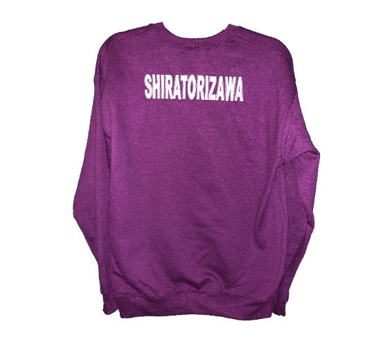 Ushijima Wakatoshi Tendou Shiratorizawa Crew neck Sweatshirt Embroidered Semi Eita Crewneck