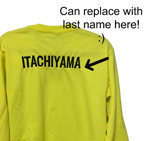 Kiyoomi Sakusa Itachiyama Crew neck Sweatshirt Embroidered